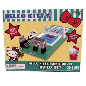 Juego de construcción de cancha de tenis Sanrio Hello Kitty 2025 101 piezas incluye mini figura - Imagen 1 de 7