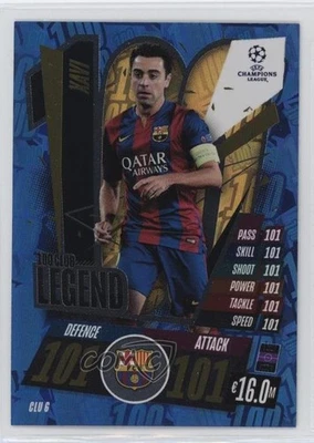 2020-21 Topps Match Attax UCL Extra 100 Club Legend Xavi Hernandez #CLU6 - Image 1 of 2