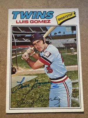 LUIS GOMEZ 1977 Topps #13 Autographed SIGNED AUTO Card TORONTO BLUE JAYS - Image 1 of 2