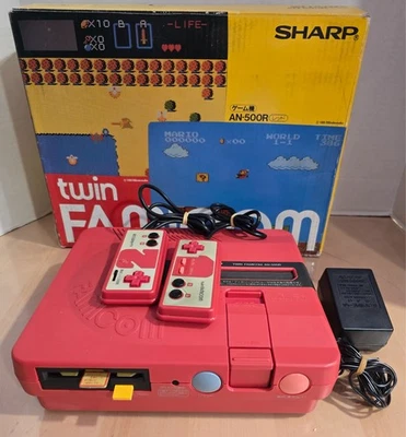 SHARP AN-500R Twin Famicom usado de Japón Foto 1 de 4