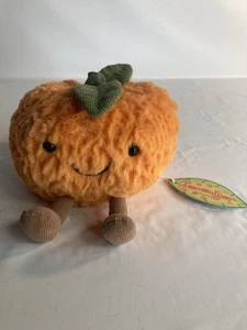 Jellycat AMUSEABLE CLEMENTINE SMALL Soft Plush Toy Fun CUTE Stuffed Fruit - Picture 1 of 5
