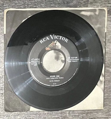 ELVIS PRESLEY "Hound Dog" "Don't Be Cruel" 45 RPM ~ 1956 RCA Victor RARE 47-6604 - Image 1 of 3