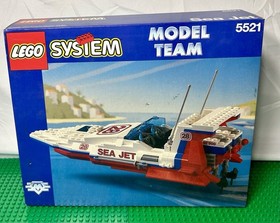 LEGO Model Team 5521 Sea Jet 1991 Complete w/ Box Instructions Vintage