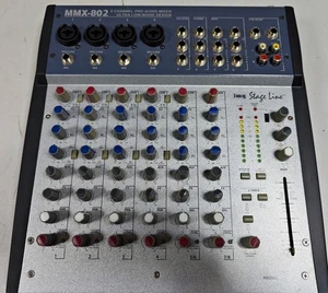 IMG Stage Line MMX-802 Mixer - Powers On, For Parts/Repair - Picture 1 of 12