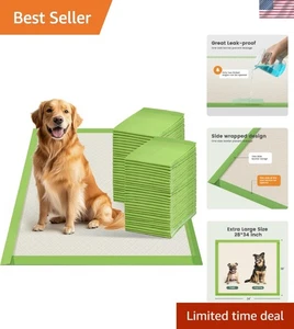 XL Disposable Pet Training Pads 28"x34" 100 Ct - Durable - Picture 1 of 10