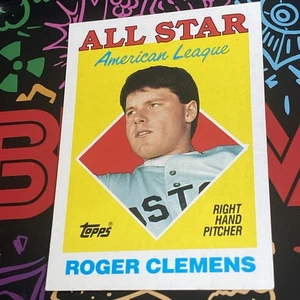 1988 Topps All Star Roger Clemens - Bild 1 von 2