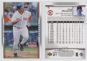 2007 Upper Deck World Series Champions Boston Red Sox Doug Mirabelli #15