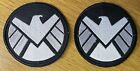 Agents of Shield Costume/Cosplay White & Black Patch embroidered Set 3.25 inches