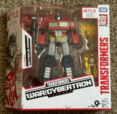 Transformers WFC Netflix Optimus Prime 3Pack w/ Battle Master Enerax & Sheeldron - Image 1 of 4