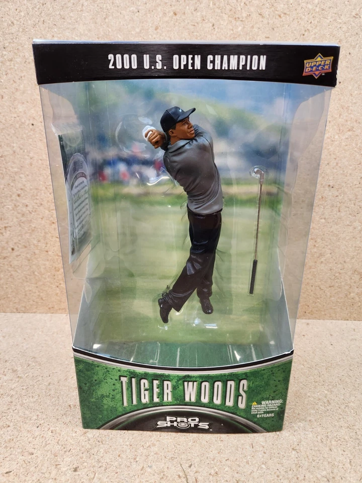Upper Deck Pro Shots Series 3 Tiger Woods 2000 British Open Champion Golf Figure