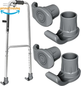 Walker Accessories Skis Glides for Folding Walker for Seniors1 1/8 Inch 4 Pack - Picture 1 of 10