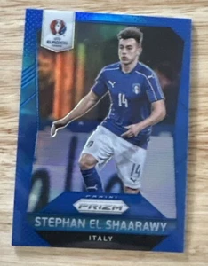 2016 Stephan El Shaarawy Panini Prizm UEFA Euro Blue Prizm /249 - Italia - Foto 1 di 2