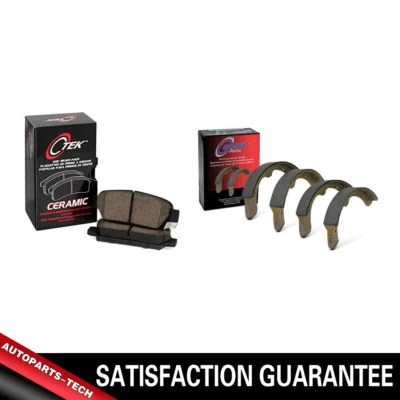 Juego de 2 pastillas de freno y zapatas de freno delanteras + traseras de cerámica para Suzuki Grand Vitara 2006 Foto 1 de 4