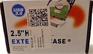 Estuche de disco duro externo de aluminio de 2,5 pulgadas USB3.0 gabinete de disco duro externo - Imagen 1 de 10