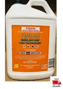 Superway Grub, Ant & Pest Controller Home & Garden Insecticide 5L Bifenthrin - Picture 1 of 1