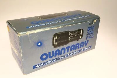 Quantaray 80-205mm f/4.5 telephoto zoom lens Minolta MD mount - Image 1 of 4