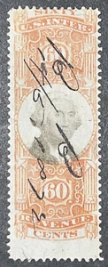 Travelstamps: 1872 US Stamps Scott #R142 60c Third Issue Washington Used - Picture 1 of 5