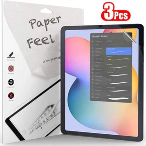 3Pcs Paper Feel Like Screen Protector for Samsung Galaxy Tab S7 S8 S9 Plus Ultra - Picture 1 of 23
