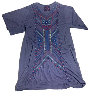 Top túnica floral bordado azul Johnny Was para mujer talla 4X talla grande - Imagen 1 de 11