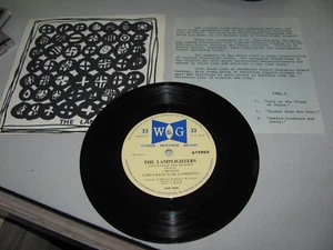 The Lamplighters "RARO" 33 rpm Personalizado Único W & G Etiqueta Melbourne Casi Como Nuevo - Imagen 1 de 5