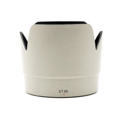 Parasol de pétalo de bayoneta ET-86 para EF 70-200 mm f/2,8 L IS USM blanco Foto 1 de 4