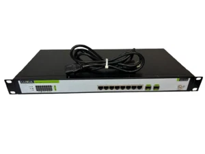 Luxul XMS-1008P, 8-Port Gigabit Ethernet Smart POE Switch w/ Rack Ears - PreOwn - Picture 1 of 8