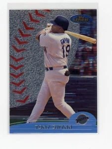 2000 Topps Finest Baseballkarte #68 Tony Gwynn San Diego Padres - Bild 1 von 2