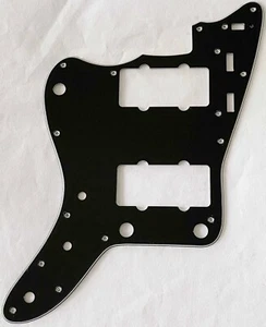Guitar Parts Guitar Pickguard for Fender Japan Jazzmaster Lefthand,3 Ply Black - Picture 1 of 8