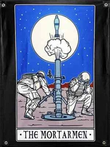 Tactical Military Banner - The Mortarmen - Artillery Warfare Flag - Picture 1 of 1