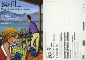 LOUSTAL CARTE POSTALE 7e FESTIVAL DE BANDE DESSINÉE BD-FIL LAUSANNE 2011 - Bild 1 von 1