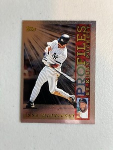 1996 Topps Tony Gwynn Profiles Don Mattingly #AL-17