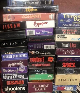 Sie wählen jede VHS-Kassette für 5 $! 149 seltene Titel, Kombiversand, Film Lot - Bild 1 von 6