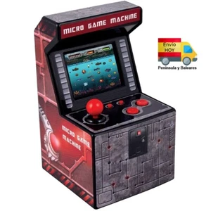 MINI CONSOLA ARCADE MAQUINA JUEGOS CLASICOS RETRO - Imagen 1 de 2