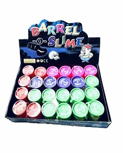 24x Schleim im Fass - Partygeschenk für Kindergeburtstage - Knet-Schleim - Slime - Bild 1 von 2