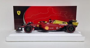MODELLINO SCALA 1:18 AUTO F1 BBR FORMULA 1 FERRARI F1-75 LECLERC GP MONZA 2022 - Foto 1 di 15