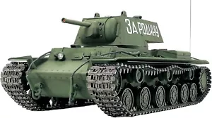 Tamiya 1/16 Radio Control Tank Series No.27 Soviet KV1 Heavy Tank Full Operation - Picture 1 of 6