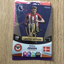 Panini Adrenalyn XL Premier League 2024 Limited Edition Signature Mathias Jensen