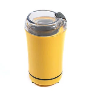 Molinillo de alimentos amarillo compacto para café, especias, nueces y granos - Imagen 1 de 10