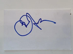 Owner Jerry Jones signed Dallas Cowboys HOF NFL Index Card JSA COA - Picture 1 of 3