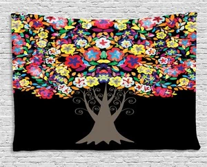 Creative Colorful Tapestry Wall Hanging Colorful Bedroom Dorm Room Decor 2 Sizes - Picture 1 of 24