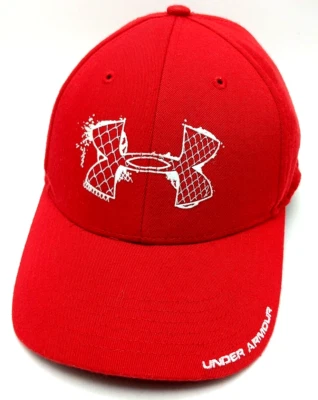 UNDER ARMOUR hat red adjustable cap Youth or child size - Image 1 of 4
