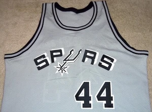 CAMISETA AUTÉNTICA DE COLECCIÓN GEORGE GERVIN SAN ANTONIO SPURS 1974-75 MITCHELL & NESS 54 - Imagen 1 de 6