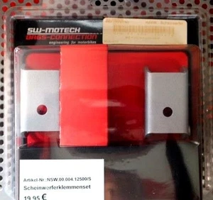 HAWK Scheinwerferklemmenset, SW-Motech, silber, 27 mm - Bild 1 von 1