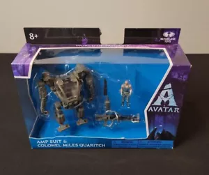 Avatar 2 - Amp Suit & Colonel Miles Quaritch Figures Way of The Water Pandora! - Picture 1 of 6