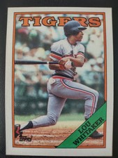 Lou Whitaker - Detroit Tigers - 1988 Topps Baseball Card #770