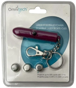 Omnitech Laser Pointer Keychain, Red - Picture 1 of 2