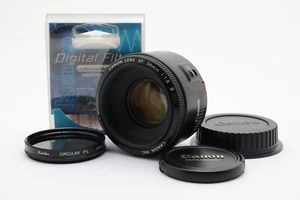 EXC Canon Kamera Objektiv EF 50mm f1.8 II schwarz mit Filter direkt aus Japan 779 - Bild 1 von 10