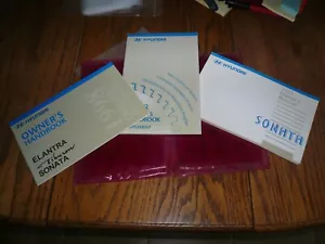 1998 Hyundai Sonata Owner's Manual Package - Glove Box - Factory Jacket - Picture 1 of 1