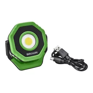 Braun Pocket Floodlight Rechargeable 750 Lumens Magnetic Led Light VERY BRIGHT!! - Picture 1 of 44