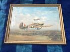 Gerald Coulson Large Oil Painting Print Signed In A Gold Gilt Frame - Planes -